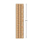 Hallmark Recyclable Kraft Wrapping Paper with Cut Lines (3 Rolls: 90 Sq. Ft. Ttl.) Minimalist Christmas, White Trees, Deer Antlers, Snowflakes on Brown Kraft for Holidays, Weddings, Winter Solstice, 30 Sq Ft (0005JXW1210)