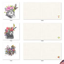 10 'Fabulous Felines' All-Occasion Assortment of Blank Notes - Boxed Square-Top Kitten Greeting Cards - Fun Cat and Animal Stationery Notecards with Envelopes 4 x 5.12 inch AMQ5649OCB-B1x10