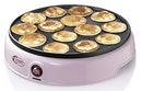 Bestron Poffertjes Retro Design Mini Waffle Pancake Maker with Non-Stick Coating Sweet Dreams 800 W Pink