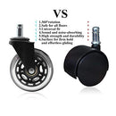 ValueHall 5 pcs Office Chair Caster Chair Replacement Wheels Swivel Casters revolving Chair casters for Office School Home V7067