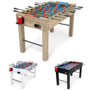 GoSports 48 Inch Game Room Size Foosball Table - Oak Finish - Includes 4 Balls and 2 Cup Holders