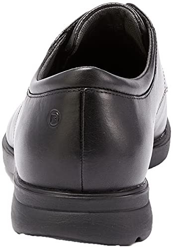 Rockport Men's Allander Business Shoe, Black Leather, US 11