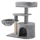 FEANDREA Cat Tree, Small Cat Tower, Cat Condo, Kitten Activity Center with Scratching Post UPCT59W