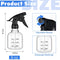 24 Pieces Empty Spray Bottles for Cleaning Solutions Refillable Container Adjustable Hair Spray Bottles 250 ml/ 8 oz Mister Spray Bottle for Watering Plants Showering Pets