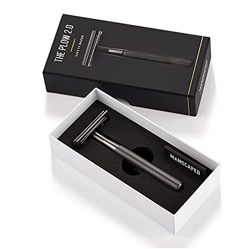 MANSCAPED™ The Plow™ 2.0 Premium Single Blade Double-Edged Safety Razor