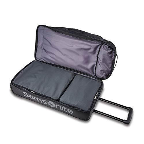 Samsonite Andante 2 Wheeled Rolling Duffel Bag, All Black, 28-Inch, Andante 2 Wheeled Rolling Duffel Bag