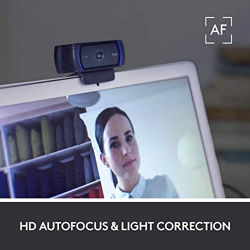 LOGITECH C920 HD Pro Webcam FHD 1080p/H.264/Autofocus/15MP LS-> VILT-C922