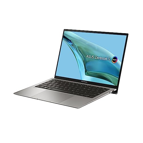 ASUS Zenbook S 13 OLED Laptop, 13.3-inch, Windows 11 Home, Intel® Core™ i7-1355U Processor, 1TB SSD, 16GB RAM, Intel® Iris Xe Graphics, Basalt Grey, UX5304VA-NQ039W