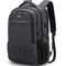 DUSLANG 17 Inch Laptop Backpack for Travel Water Resistant College Backpack for Men Laptop Bag with USB Charging Port, Black, 17Inch, Compact