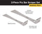 Titan 17005 2-Piece Stainless Steel Pry Bar Scraper Set, 7-1/4 x 9/16" and 9-1/4 x 9/16"