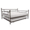 DHP Manila Queen Metal Full Size Trundle, Bronze Daybed