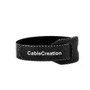 Cable Ties 6 inch, CableCreation 50PCS Reusable Fastening Organizer Cord/Tie Wrap, Nylon Adjustable Cable Management, 6 × 0.35 inch/Black