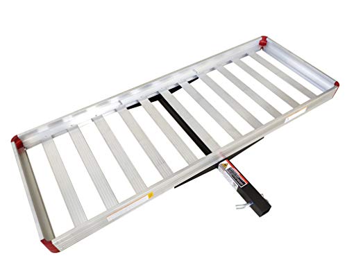 MaxxHaul 60" x 22" Aluminum Cargo Carrier Rack Basket for Luggage for SUV Truck Car Van - 500 lbs. Capacity