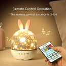 3 in 1 Rechargeable Rotating Star Projector Lamp | Elk Night Light | Classic Music Box | 6 Theme Films: Universe, Stars, Birthday Party, Christmas, Ocean, and Romantic with Remote Control