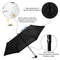 QwThum UV Sun Umbrella Compact Folding Travel Umbrella for 99% UV Protection Windproof Rainproof Small Light Fashion Parasol for Men and Women Gift Blue Daisy