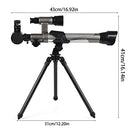 Astronomy Telescope for Kids - 50mm Aperture Telescopes with Tripod - Portable Educational Telescope for Children Students Science