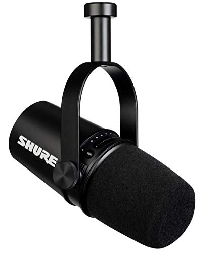 Shure MV7 USB/XLR Podcast Microphone (Black)