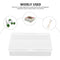 Playing Card Deck Cases Box: 6 Pcs Plastic Empty Playing Card Holder Case Box Storage Organizer Snaps Closed
