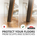 X-PROTECTOR Non-Slip Furniture Pads 16 PCS - 50 mm Premium Furniture Grippers! Best Self-Adhesive Rubber Feet for Furniture Feet - Ideal Non-Skid Furniture Pads - Keep Furniture in Place!