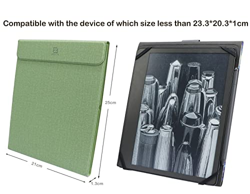ZhaoCo Universal Case for Kindle Scribe ( The first Kindle for reading and writing) 10.2-inch / 10.3-inch Kobo Elipsa eReader 2021, Premium PU Leather Folio Cover with Pen Holder - Teal