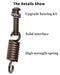 Hammock Chair Ultimate Hanging Kit - Egg Hammock Chair Spring Pin Plug Hardware- 500LB Hammock Chair Hanging kit for Hanging Basket Chairs Hammock and Porch Swings Brown