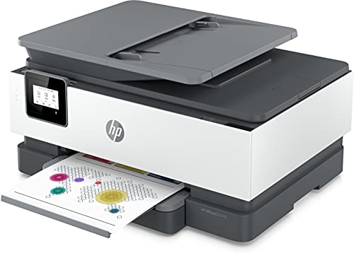 HP OfficeJet All-in-One Printer - Print, Copy, Scan - Up to 18 PPM Print Speed Black (ISO) - Medium, Dark Grey & White - 228G2D