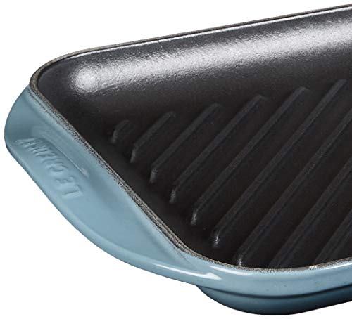 Le Creuset Extra Large Double Burner Grill, 15-3/4" x 9" x 1", Marine