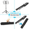 Foldable Sheet Music Stand Tripod Holder with Carry Bag for Stage Performence