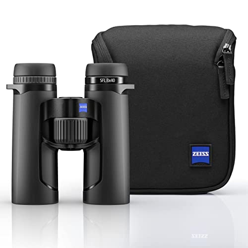 Zeiss SFL 8x40 Waterproof Lightweight Compact Bright UHD Hunting Binoculars, Black (524023-0000-000)