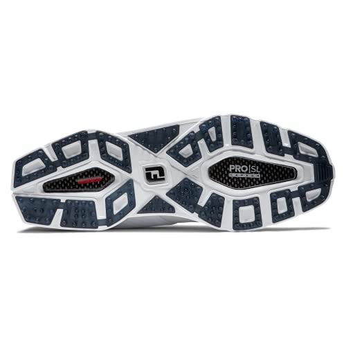 FootJoy Men's Pro|sl Carbon Golf Shoes, White Black, 10.5 AU