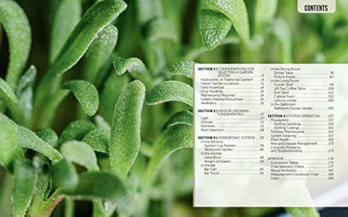 Home Hydroponics: Small-space DIY growing systems for the kitchen, dining room, living room, bedroom, and bath