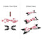 Hallmark Holiday Plaid Wrapping Paper with Cutlines and Optional DIY Bow Templates on Reverse (3 Rolls: 120 Sq. Ft. Ttl) Red Toile, Black and White Buffalo Check, Christmas Plaid
