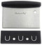 Checkered Chef Dough Scraper - Stainless Steel, Multi-Use Bench Scraper, Icing Smoother, Pasta, Pizza and Pastry Cutter w/Protective Plastic Cover