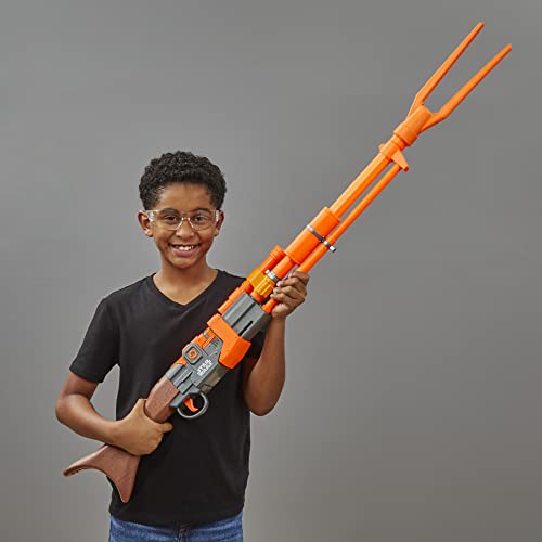 NERF Star Wars - Nerf - Amban Phase-Pulse Blaster - 50" Long (1.27m) - Targeting Scope - 10 Nerf Elite Darts - Inspired by The Mandalorian TV Series - Toys for Kids - Boys and Girls - F2980 - Ages 8+
