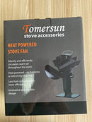 Tomersun Stove Fan with 3 Blades Fireplace Fan Fireplace Fan Heat Powered Wood Burner Fireplace Fan Without Electricity