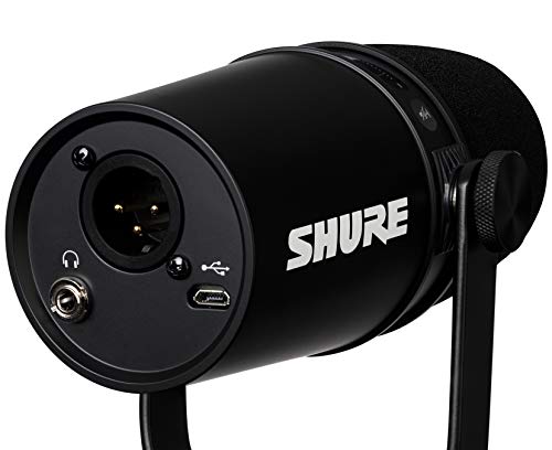 Shure MV7 USB/XLR Podcast Microphone (Black)