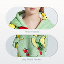 GOMINIMO Kids Comfy, Blanket Hoodie, Wearable Blanket for Women, Comfy Hoodie Blanket, Wearable Blanket Adult, Blanket Hoodie Women, Sweatshirt Blanket, Sweater Blanket (Fruits, Green)
