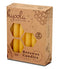 Hyoola 4 Inch Beeswax Candles 12 Pack Yellow