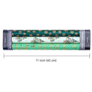 WRAPAHOLIC Christmas Wrapping Paper Roll - Mini Roll - 3 Rolls - 17 Inch X 120 Inch Per Roll - Green Christmas Tree, Snowflake Holiday Collection with Metallic Foil Shine