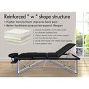ALFORDSON Massage Table Folding Massage Bed Adjustable 85cm Wide Portable Therapy Table Lift Up SPA Bed with 3-Year Warranty