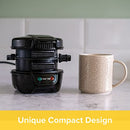 Drew & Cole - Electric Breakfast Sandwich Maker - Grilled Sandwich Toastie Maker - With Egg Cooker Ring - Easy To Clean Non-Stick Cooking Plates - Fantastic for English Muffins, Omelettes & Waffles