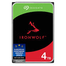 Seagate IronWolf 4TB NAS Internal Hard Drive HDD – CMR 3.5 Inch SATA 6Gb/s 5400 RPM 64MB Cache for RAID Network Attached Storage, Rescue Services Frustration Free Packaging (ST4000VNZ06)