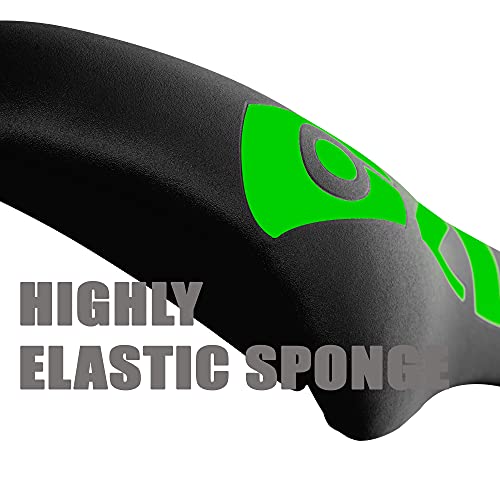 Venzo Comfortable Bike Bicycle Saddle Seat - for MTB, Road, Exercise, Trekking, Folding, Hybrid & Cruiser Bikes - XC Saddle Seat in Green