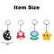 ZEADERS Super Mario Inspired Keychains, Mario Cartoon Theme Party Supplies for Kid's Party Favor Gift 24Pcs