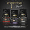 Lavazza, Espresso Barista Intenso, Drum Roasted Coffee Beans, Ideal for Espresso Coffee Machines, with Aromatic Notes of Cocoa and Wood, Arabica and Robusta, Intensity 9/10, Medium Roasting, 1 kg