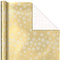 Hallmark Foil Christmas Wrapping Paper with Cut Lines on Reverse (3 Rolls: 60 Sq. Ft. Ttl) Rose Gold, Silver Trees, Gold Snowflakes for Holidays, Hanukkah, Winter Solstice, Weddings, Graduations