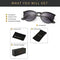 SUNGAIT Vintage Round Sunglasses for Women Classic Retro Designer Style (Black Frame (Matte Finish)/Grey Gradient Lens) SGT567SHSH-AU