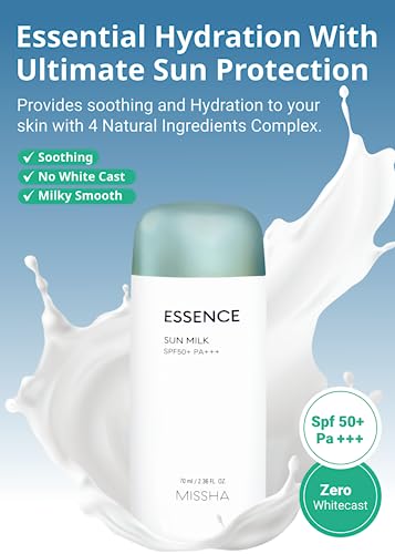 MISSHA All Around Safe Block Essence Sun Milk 70 ml (Pack of 1)