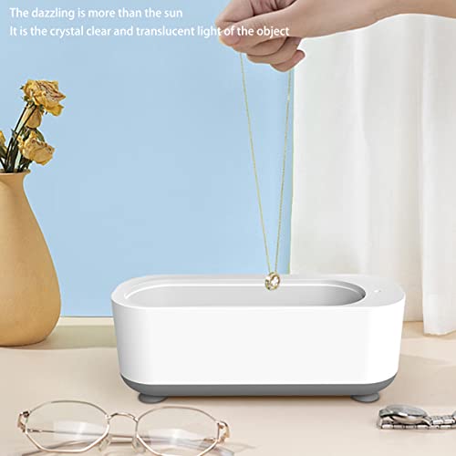 Ultrasonic Cleaner 300ML Professional Jewelry Cleaner Portable Ultrasonic Cleaning Machine for Glasses Jewelry Rings Necklaces Coin Watches Dentures