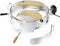 onlyfire Stainless Steel Pizza Ring Kit with Rotisserie,pizza stone&shovel,Multifunctional BBQ Kit,for Roasting Chicken&Cooking Pizza,fits Most 57CM Charcoal Kettle Grills